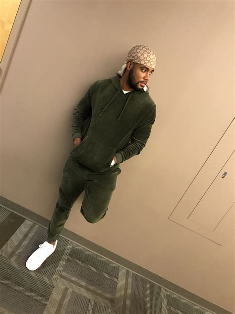 gucci velour sweatsuit.